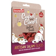 Rosewood Cupid & Comet Luxury Artisan Salami Slices 200 g - Pamlsky pro psy