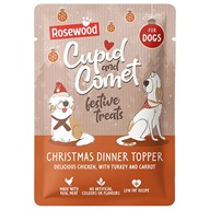 Rosewood Cupid & Comet Christmas Dinner Topper 85 g - Pamlsky pro psy
