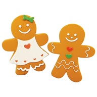 Nobby Xmas perníkový pár display 30 ks - Vánoční zboží