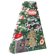 Nobby StarSnack Barbecue Xmas Cat Box Crunchy 140 g - Ostatní pamlsky