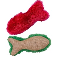 Nobby Xmas sisalová ryba display 24 ks - Hračky pro kočky, catnip