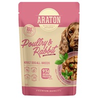 Araton Dog Adult Poultry & Rabbit 500 g - Konzervy pro psy