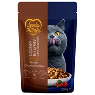 Lovely Hunter Cat Sterilised Chicken & Turkey 300 g - Kapsičky pro kočky