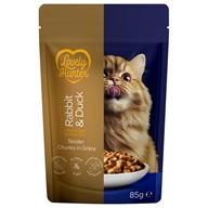 Lovely Hunter Cat Sterilised Rabbit & Duck 85 g - Vánoční tipy