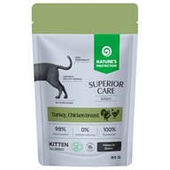 Nature's Protection Superior Care Kitten Turkey & Chicken Breast 85 g - Vánoční tipy