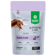 Nature's Protection Superior Care Dog Junior Rabbit & Krill 85 g - Kapsičky pro psy
