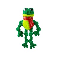 Hračka plyš vánoč. KONG Knots Frog L/XL - Hračky pro psy