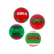 Hračka guma vánoč. KONG Occasions Balls 4ks M - Hračky pro psy
