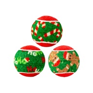 KONG Holiday 2025 SqueakAir Balls 6 ks S - Výcvikové pomůcky