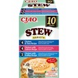 Inaba Ciao Stew kuře, losos, hřebenatka & tuňák multipack 10 × 40 g - Konzervy pro kočky