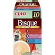 Inaba Ciao Bisque kuře, hovězí, tuňák a losos multipack 10 × 40 g - Pamlsky pro kočky