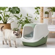 Savic Nestor WC kryté světle zelené - WC pro kočky a příslušenství