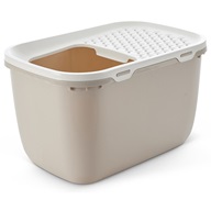 Savic Hop In Giant WC kryté béžové - Uzavřené