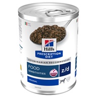 Hill's Prescription Diet Canine Food Sensitivities z/d konzerva 370 g - Konzervy pro psy