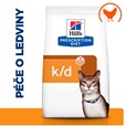 Hill's Prescription Diet Feline Kidney Care k/d 300 g - Granule pro kočky, krmivo pro kočky