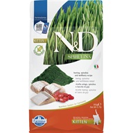 N&D Spirulina Cat Herring & Wolfberry Kitten 300 g - Všechny značky