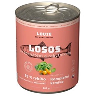 Louie pro psy Losos se špenátem a rakytníkem 800 g - Konzervy pro psy