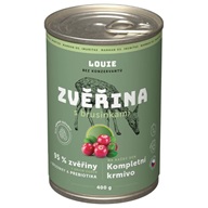 Louie pro psy Zvěřina s brusinkami 400 g - Konzervy pro psy