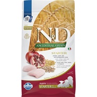 N&D ANCESTRAL GRAIN Dog Chicken Starter Puppy All Breeds 2,5 kg - Granule pro psy