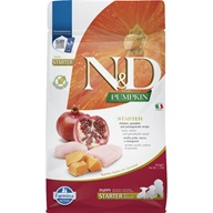 N&D PUMPKIN Dog Chicken Starter Puppy All Breeds 800 g - Granule pro psy