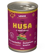 Louie pro psy Husa s nádivkou 400 g - Konzervy pro psy