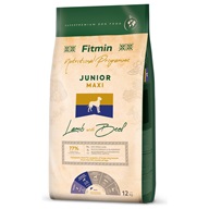 Fitmin Junior Maxi Lamb with Beef 12 kg - Granule pro psy