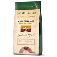 Fitmin Maintenance Medium Maxi Lamb with Beef 12 kg - Granule pro dospělé psy