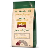Fitmin Puppy Medium Maxi Lamb with Beef 12 kg - Granule pro štěňata