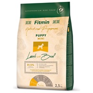 Fitmin Puppy Mini Lamb with Beef 2,5 kg - Granule pro štěňata