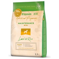 Fitmin Maintenance Mini Lamb & Rice 2,5 kg - Granule pro dospělé psy