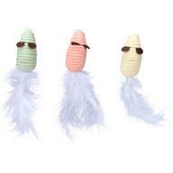 Flamingo Poppy Mouse - Catnip
