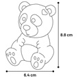 Flamingo Dunda Panda & Lion & Monkey & Hippo mix - Hračky pro psy