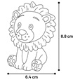 Flamingo Dunda Panda & Lion & Monkey & Hippo mix - Hračky pro psy