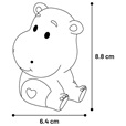 Flamingo Dunda Panda & Lion & Monkey & Hippo mix - Hračky pro psy
