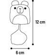 Flamingo Prali Bear - Hračky pro kočky, catnip