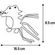 Flamingo Prali Crocodile - Hračky pro kočky, catnip
