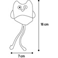 Flamingo Brali Owl - Hračky pro kočky, catnip