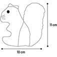 Flamingo Brali Squirrel - Hračky pro kočky, catnip