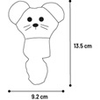 Flamingo Brali Mouse 2 - Hračky pro kočky, catnip