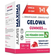 Alavis Maxima Gelowa Gummies jahoda 120 tablet + 60 kapslí - Domácí lékárna