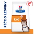 Hill's Prescription Diet Feline Kidney Care k/d Salmon 400 g - Granule pro kočky, krmivo pro kočky