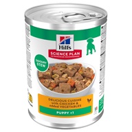 Hill's Science Plan Canine Puppy Chicken & Vegetables Savoury Stew 363 g - Konzervy pro psy
