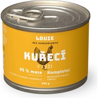 Louie pro psy Kuřecí s rýží 200 g - Konzervy pro psy