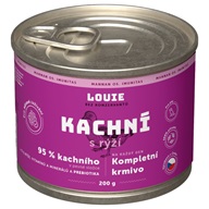 Louie pro psy Kachní s rýží 200 g - Konzervy pro psy