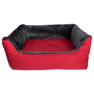 Samohýl Exclusive Adena pelech červený/černý 80 × 60 cm - Pelíšky pro psy, pelech pro psa