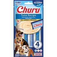 Inaba Churu Dog Snack tuňák 4 × 14 g - Pamlsky pro psy