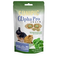 Cunipic Alpha Pro Snack Spinach 50 g - Pamlsky