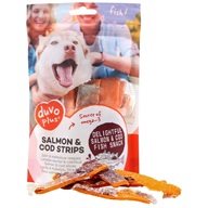 Duvoplus Fish! Salmon & Cod Strips 150 g - Ostatní pamlsky
