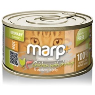 Marp Cat Holistic Plus Chicken with Shrimp & Cranberry 24 × 70 g - Konzervy pro kočky