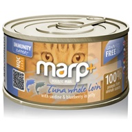 Marp Cat Holistic Plus Tuna Whole Loin with Sardine & Blueberry 24 × 70 g - Konzervy pro kočky